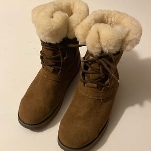 EMU AUSTRALIA WOMEN'S SHAW LO BOOTS SHOES OAK CHENE SIZE 7